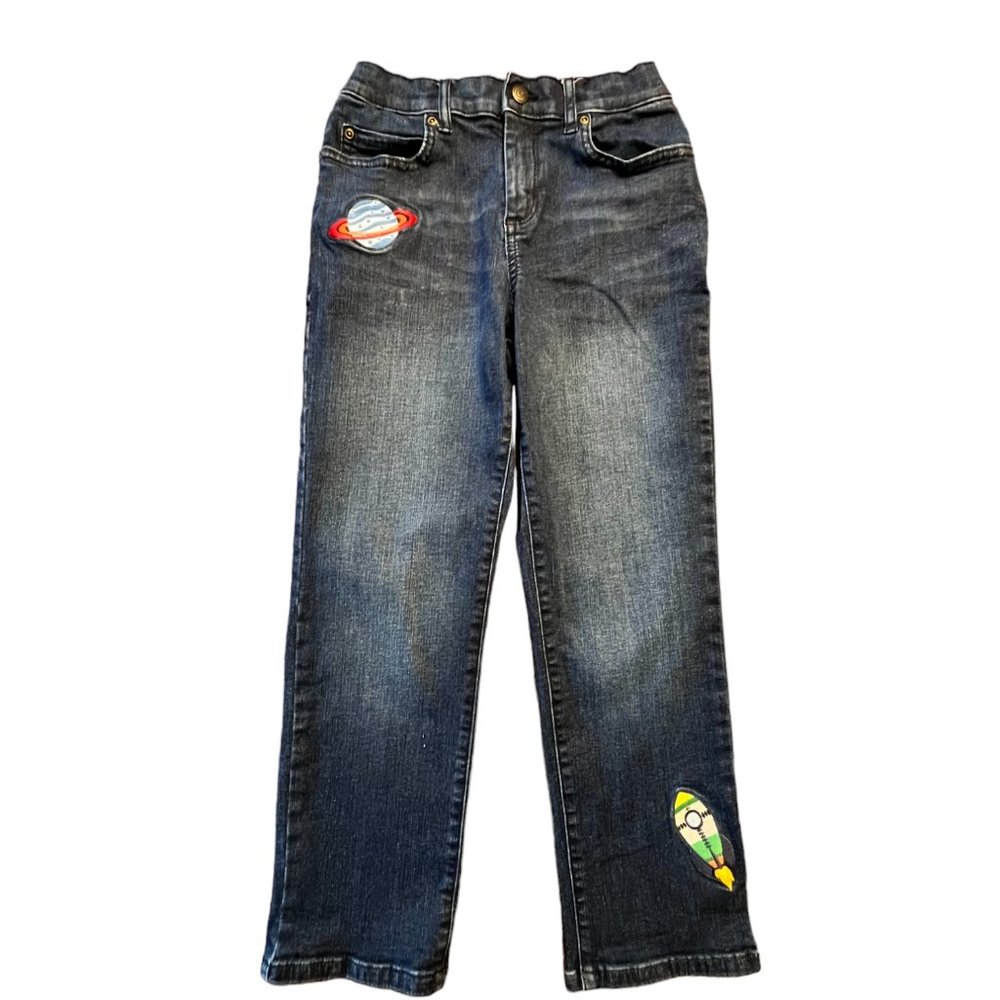 Gymboree Children Jeans Stretch Expandable Waist (Sz7 W24 L21)